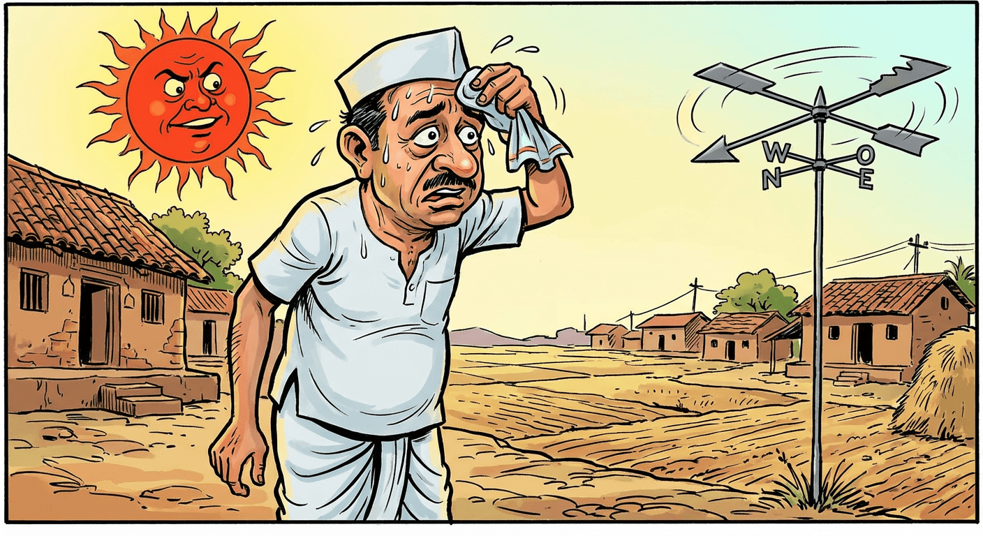 राज्यात उष्णतेचा इशारा: दुपारच्या वेळी घराबाहेर पडणे टाळा